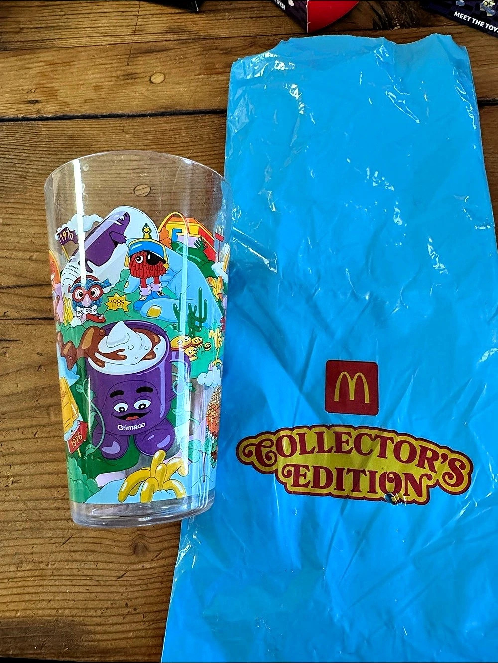 McDonald's 2024 Collector's Edition Grimace glass Collector's Edition
